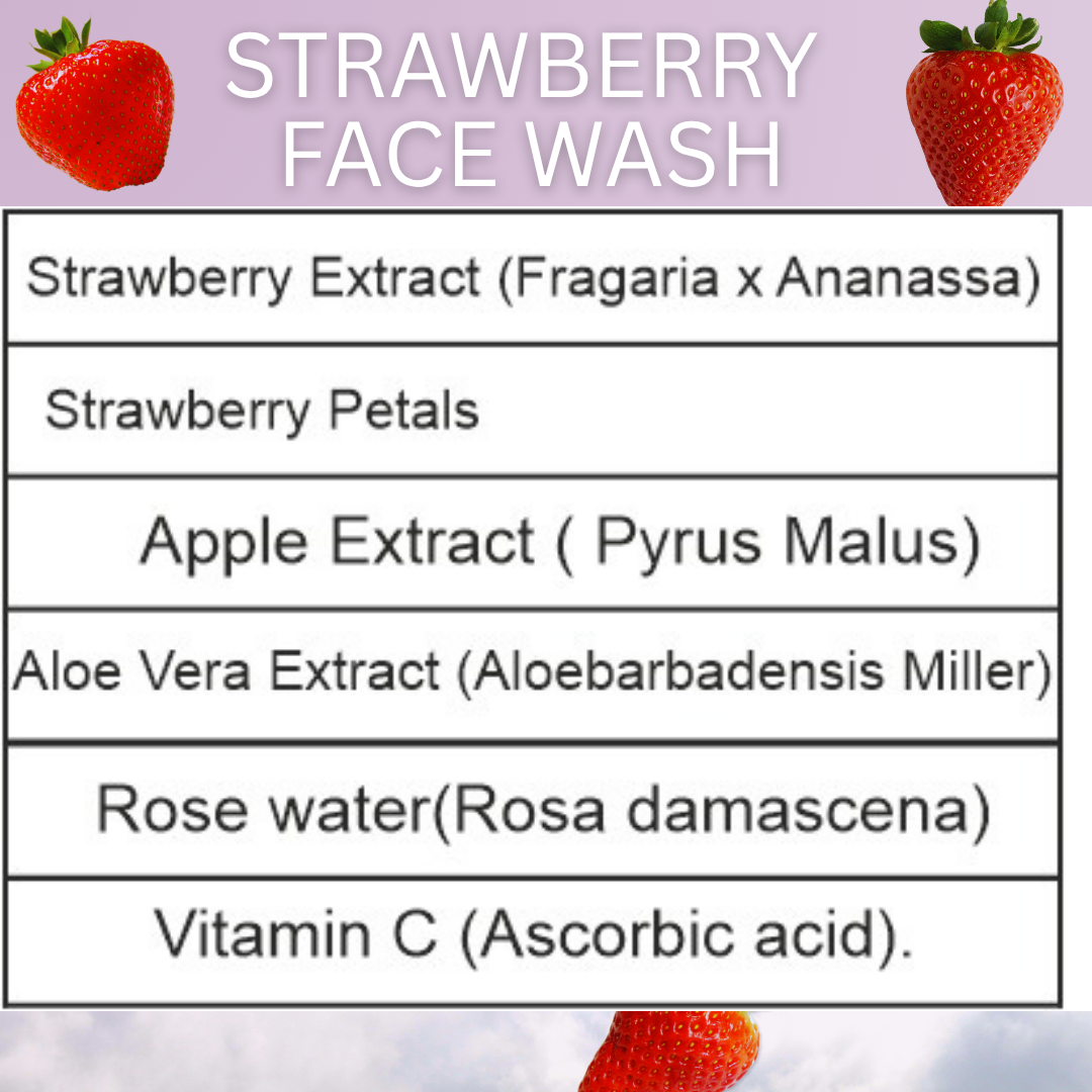 STRAWBERRY FACE WASH