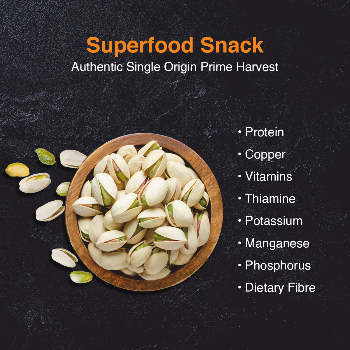 Nutridecc Royal Akbari Pistachios - Roasted & Salted