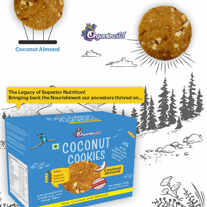 Organowild Almond Coconut Cookies